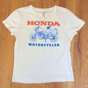 Honda motorcycle graphic tee nwot